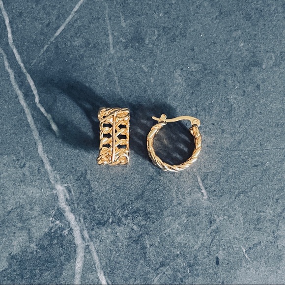 18K GOLD PLATED | NEW Huggie Earrings - Picture 3 of 10